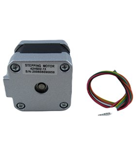 Шаговый двигатель для станков и принтеров 42HS02-13 2 фазы 4 провода 1.8 градуса (19086) Шаговый двигатель для станков и принтеров 42HS02-13 2 фазы 4 провода 1.8 градуса (19086)