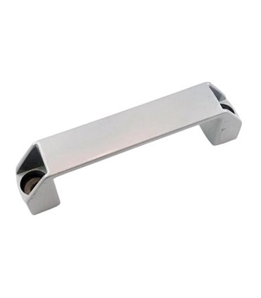 Алюминиевая ручка под профиль серая 120мм (16679)