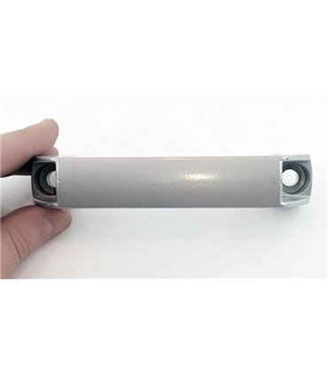 Алюминиевая ручка под профиль серая 120мм (16679)