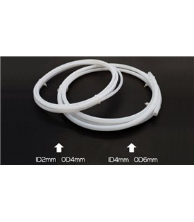 Тефлоновая PTFE трубка 1м 2*4 под 1.75мм 3D-принтер (12174) Тефлоновая PTFE трубка 1м 2*4 под 1.75мм 3D-принтер (12174)
