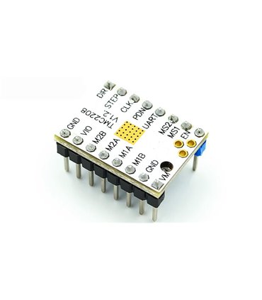 Драйвер шагового двигателя TMC2208 V1.2 UART 2.8A StepStick (17969)