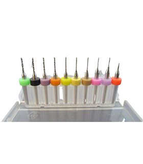 Набор мини микро сверла карбид вольфрама 0.3-1.2 мм 0.3-1.2 10шт (14241) Набор мини микро сверла карбид вольфрама 0.3-1.2 мм 0.3-1.2 10шт (14241)