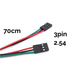Кабель для 3D-принтера 3pin 70см шаг 2.54 (16596)