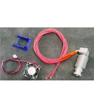 Экструдер короткий E3D V6 с соплом 1.75*0.4 радиатор 1.75мм (15685)