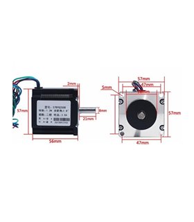 Шаговый двигатель двухфазный 4-проводный NEMA 57BYG250B 3A (14773)