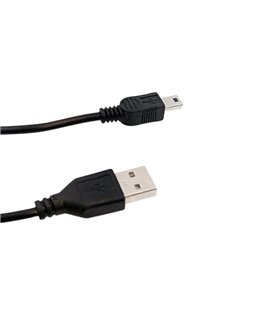 Кабель data mini USB 10мм 80см удлинённый (11201)