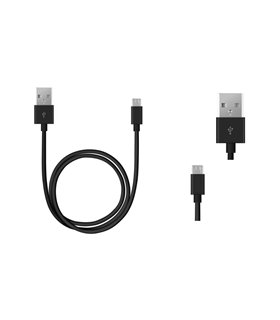 Кабель data micro usb to usb черный 2A 3.5мм (12228)