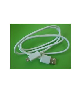 Кабель data micro usb to usb белый 2A 3.5мм (11576)