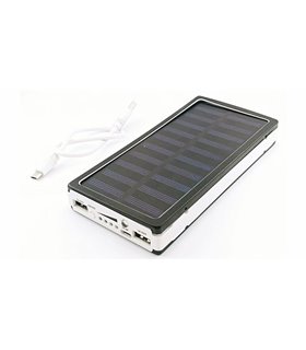 Павербанк с солнечной панелькой Power Bank Solar 7*18650 DIY конструктор (15894)