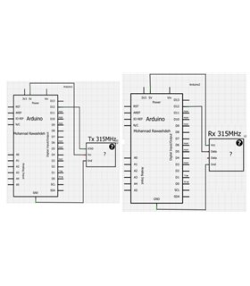 Радиомодуль 315М MX-05V FS-03V Arduino AVR PIC (12227) Радиомодуль 315М MX-05V FS-03V Arduino AVR PIC (12227)