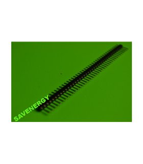 Планка штыревая на плату 40pin прямая 2.54мм PLS-40 (10050)