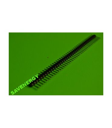 Планка штыревая на плату 40pin прямая 2.54мм PLS-40 (10050)