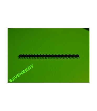 Планка штыревая на плату 40pin прямая 2.54мм PLS-40 (10050)