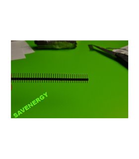 Планка штыревая на плату 40pin прямая 2.54мм PLS-40 (10050)