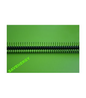 Планка штыревая на плату 40pin два ряда угловая 2.54мм PLS-40 (10195)