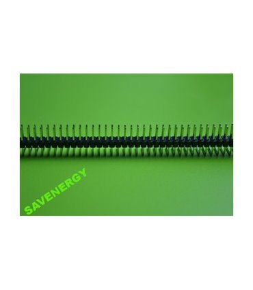 Планка штыревая на плату 40pin два ряда угловая 2.54мм PLS-40 (10195)