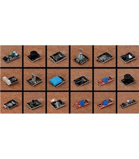 Набор из 37 модулей и датчиков Arduino Kit с органайзером (12637) Набор из 37 модулей и датчиков Arduino Kit с органайзером (12637)