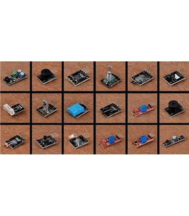 Набор из 37 модулей и датчиков Arduino Kit с органайзером (12637)