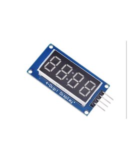 LED индикатор I2C драйвер TM1637 4-разрядный Arduino (12512) LED индикатор I2C драйвер TM1637 4-разрядный Arduino (12512)