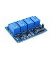 4-х канальный модуль реле 05VDC для Arduino AVR ARM Pic (10198)