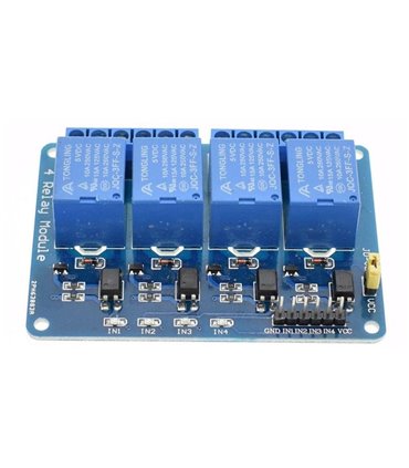 4-х канальный модуль реле 05VDC для Arduino AVR ARM Pic (10198)