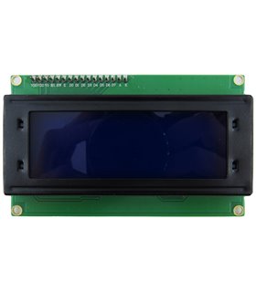 Дисплей LCD 2004 20*4 I2C Arduino синяя подсветка белые символы (18925) Дисплей LCD 2004 20*4 I2C Arduino синяя подсветка белые символы (18925)