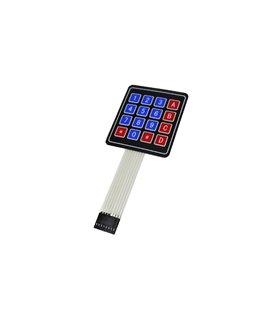 Клавиатура мембранная 4х4 матрица Arduino AVR Pic (10092) Клавиатура мембранная 4х4 матрица Arduino AVR Pic (10092)