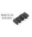 Диод Шоттки 1N5819WS S4 1A 40V SOD-323 (14911)