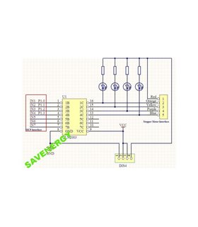 Драйвер шагового двигателя ULN2003AN (10325)