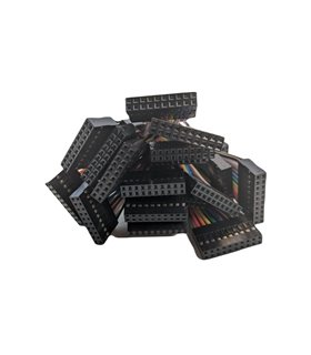 Кабельный шлейф Dupont 9pin 2 ряда 2.54мм 310мм (19390) Кабельный шлейф Dupont 9pin 2 ряда 2.54мм 310мм (19390)