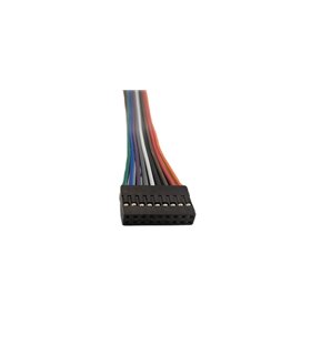 Кабельный шлейф Dupont 9pin 2 ряда 2.54мм 310мм (19390) Кабельный шлейф Dupont 9pin 2 ряда 2.54мм 310мм (19390)
