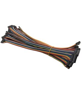 Кабельный шлейф Dupont 9pin 2 ряда 2.54мм 310мм (19390) Кабельный шлейф Dupont 9pin 2 ряда 2.54мм 310мм (19390)