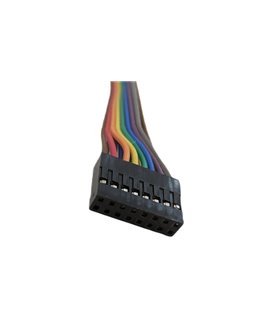 Кабельный шлейф Dupont 8pin 2 ряда 2.54мм 310мм (19389) Кабельный шлейф Dupont 8pin 2 ряда 2.54мм 310мм (19389)