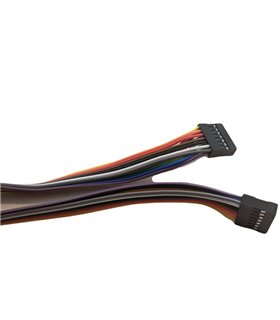 Кабельный шлейф Dupont 7pin 2 ряда 2.54мм 310мм (19388) Кабельный шлейф Dupont 7pin 2 ряда 2.54мм 310мм (19388)
