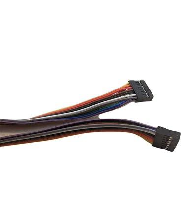 Кабельный шлейф Dupont 7pin 2 ряда 2.54мм 310мм (19388)