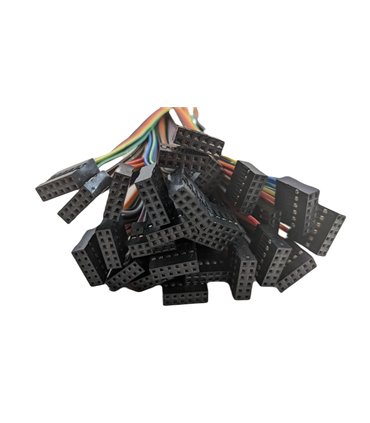 Кабельный шлейф Dupont 6pin 2 ряда 2.54мм 310мм (19387)