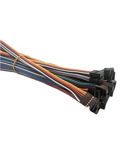 Кабельный шлейф Dupont 6pin 2 ряда 2.54мм 310мм (19387) Кабельный шлейф Dupont 6pin 2 ряда 2.54мм 310мм (19387)