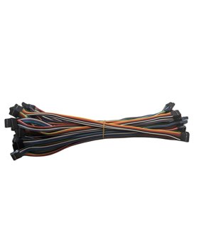 Кабельный шлейф Dupont 6pin 2 ряда 2.54мм 310мм (19387) Кабельный шлейф Dupont 6pin 2 ряда 2.54мм 310мм (19387)