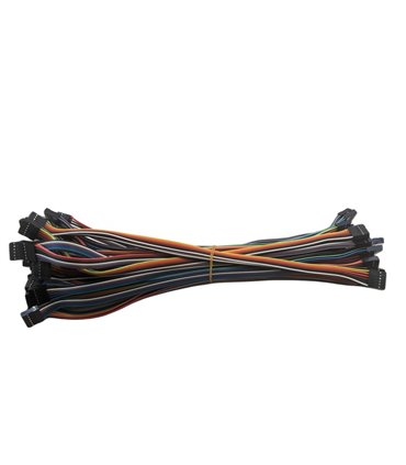 Кабельный шлейф Dupont 6pin 2 ряда 2.54мм 310мм (19387)