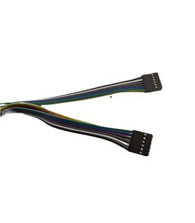 Кабельный шлейф Dupont 6pin 2 ряда 2.54мм 310мм (19387) Кабельный шлейф Dupont 6pin 2 ряда 2.54мм 310мм (19387)