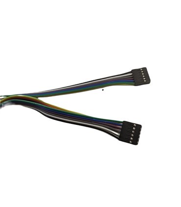 Кабельный шлейф Dupont 6pin 2 ряда 2.54мм 310мм (19387)