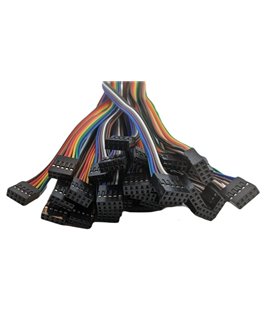 Кабельный шлейф Dupont 5pin 2 ряда 2.54мм 310мм (19386) Кабельный шлейф Dupont 5pin 2 ряда 2.54мм 310мм (19386)