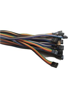 Кабельный шлейф Dupont 5pin 2 ряда 2.54мм 310мм (19386) Кабельный шлейф Dupont 5pin 2 ряда 2.54мм 310мм (19386)