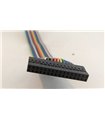Кабельный шлейф Dupont 16pin 2 ряда 2.54мм 310мм (19395) Кабельный шлейф Dupont 16pin 2 ряда 2.54мм 310мм (19395)