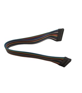Кабельный шлейф Dupont 16pin 2 ряда 2.54мм 310мм (19395) Кабельный шлейф Dupont 16pin 2 ряда 2.54мм 310мм (19395)