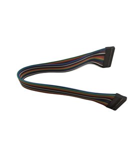 Кабельный шлейф Dupont 15pin 2 ряда 2.54мм 310мм (19394) Кабельный шлейф Dupont 15pin 2 ряда 2.54мм 310мм (19394)