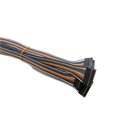 Кабельный шлейф Dupont 12pin 2 ряда 2.54мм 310мм (19392)