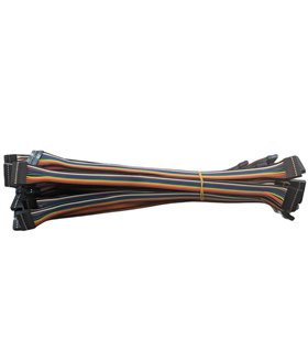 Кабельный шлейф Dupont 10pin 2 ряда 2.54мм 310мм (19391) Кабельный шлейф Dupont 10pin 2 ряда 2.54мм 310мм (19391)