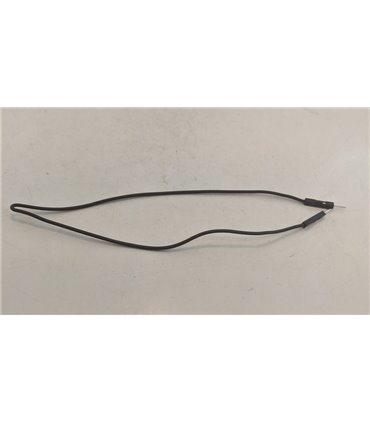 Кабель жгут Dupont силикон 30см папа черный 1шт (19402)