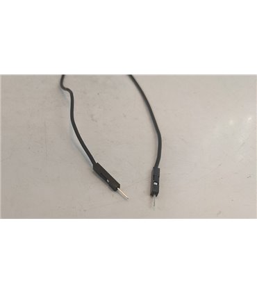 Кабель жгут Dupont силикон 30см папа черный 1шт (19402)